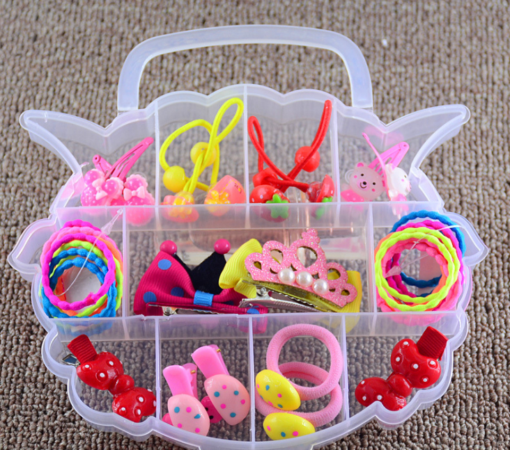 Korean Style Children's Jewelry Gift Set with Hair Accessories