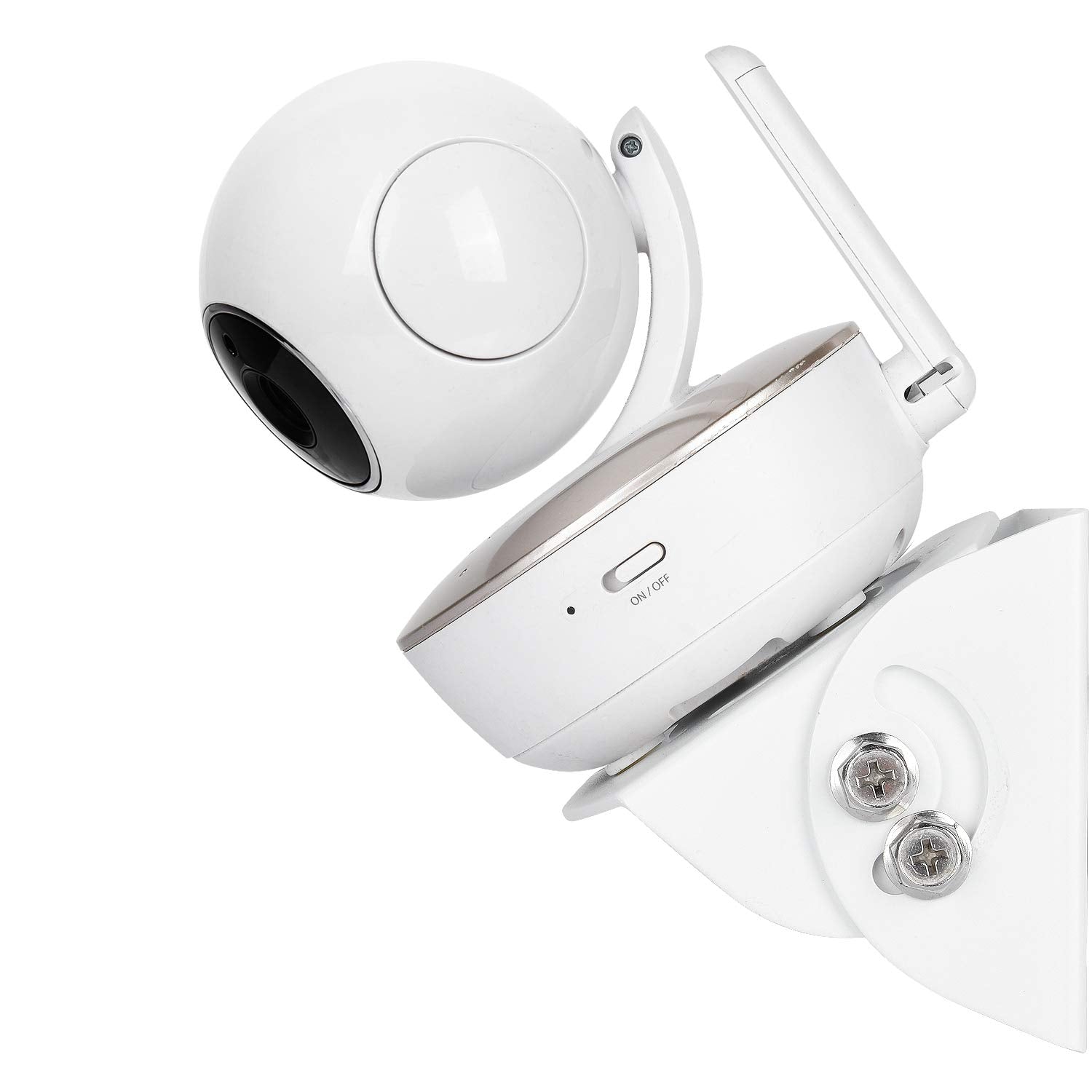 Universal Adjustable Aluminum Wall Mount for Baby Monitors