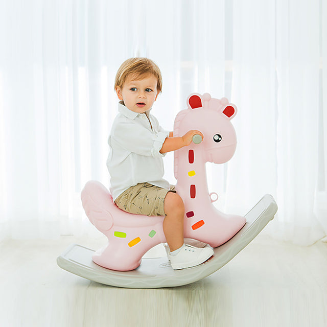 Children's Giraffe Rocking Horse Indoor Balance Ride