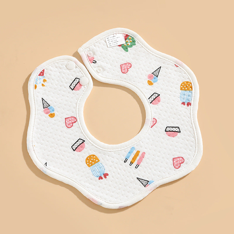 A-Class Cotton Waterproof Baby Bib with Soft Absorbency