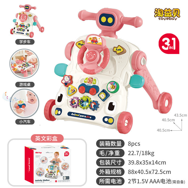 Multifunctional Musical Baby Walker Toy for Learning