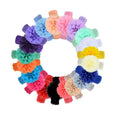 Ewanda 15-Piece Peony Chiffon Flower Baby Headbands & Hair Accessories Set