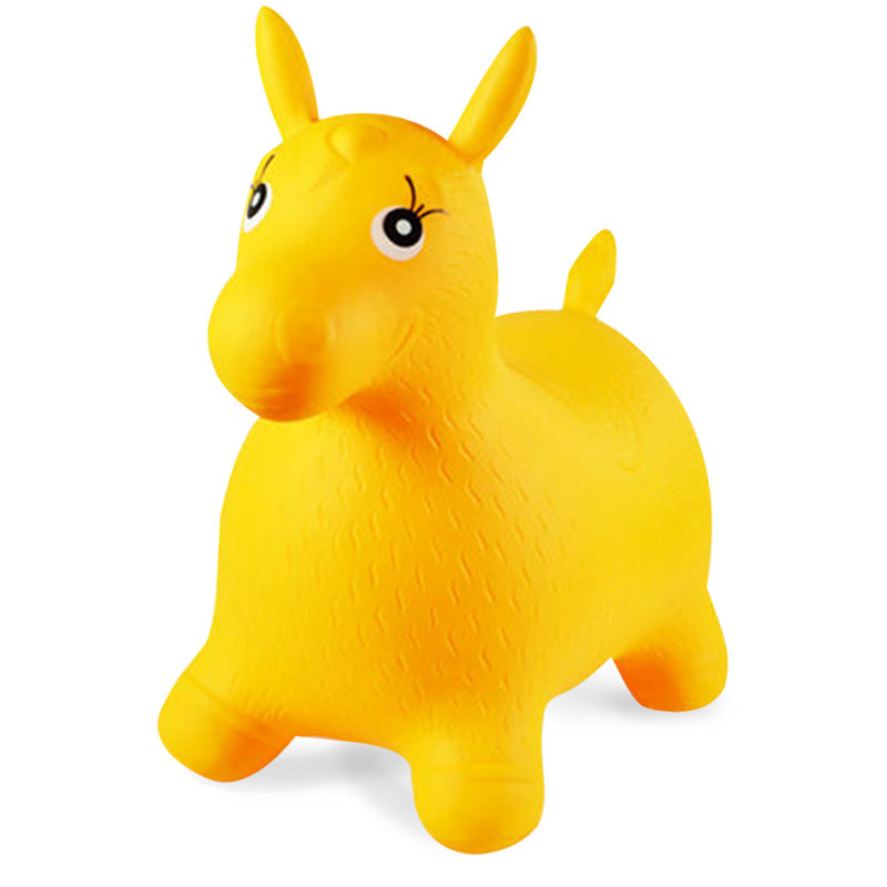 Inflatable Animal Ride-On Toy with Music for Kids