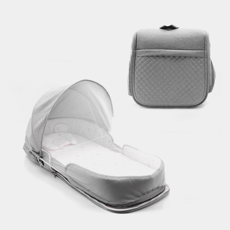 Foldable Portable Mobile Backpack for Newborn Crib