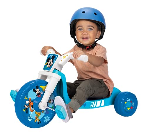 Mickey Mouse 10-Inch Fly Wheels Junior Cruiser Tricycle with Sounds