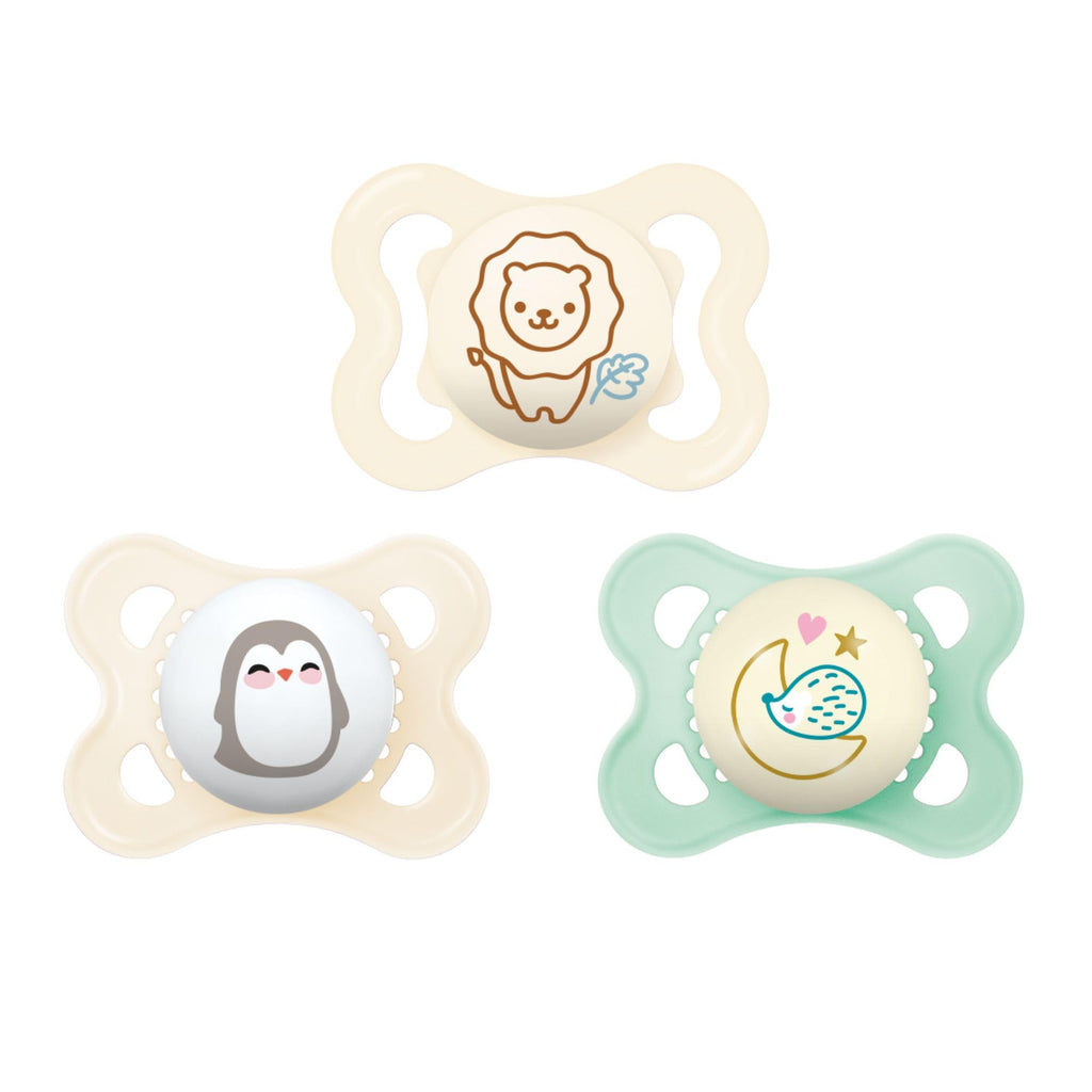 MAM Variety Pack 3-Piece Baby Pacifier (0-6 Months)