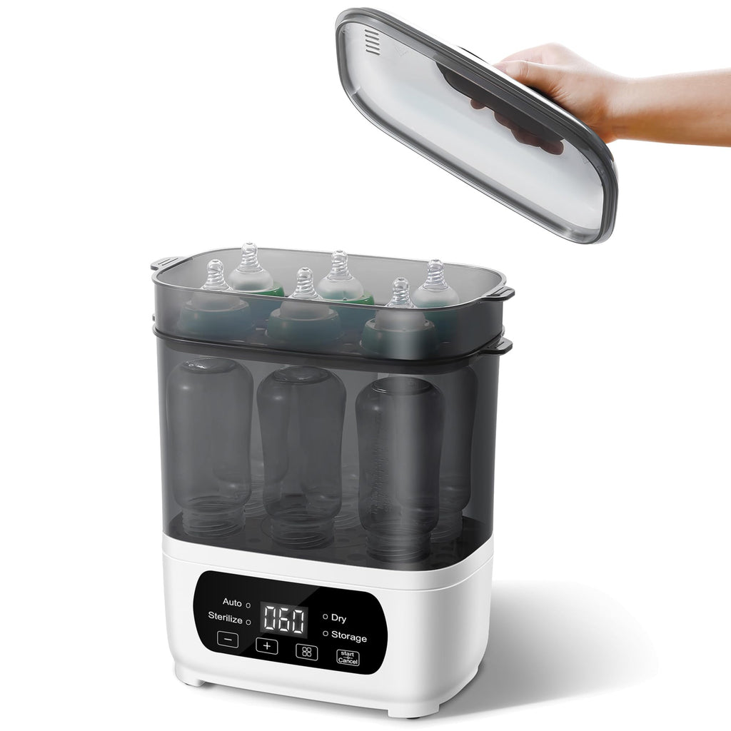 AMZBABYCHEF Electric Baby Bottle Sterilizer and Dryer Machine