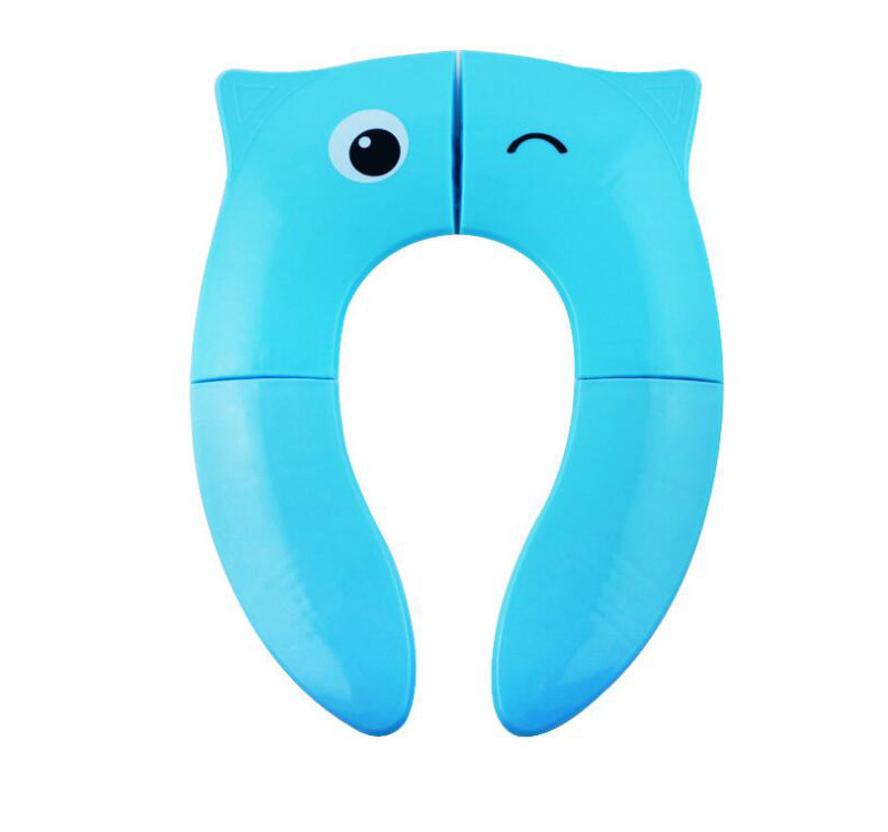 Owl-Shaped Folding Toilet Seat
