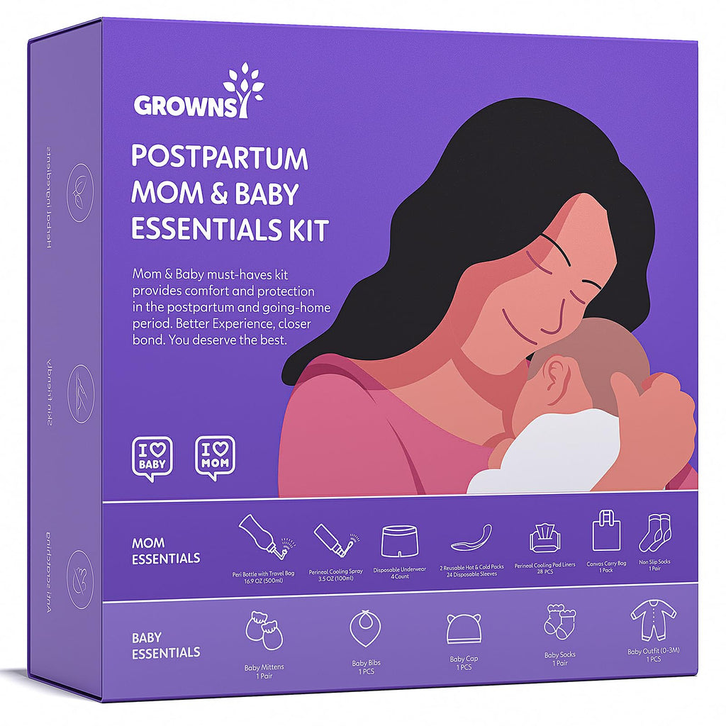 Grownsy Postpartum Recovery & Hospital Essentials Kit