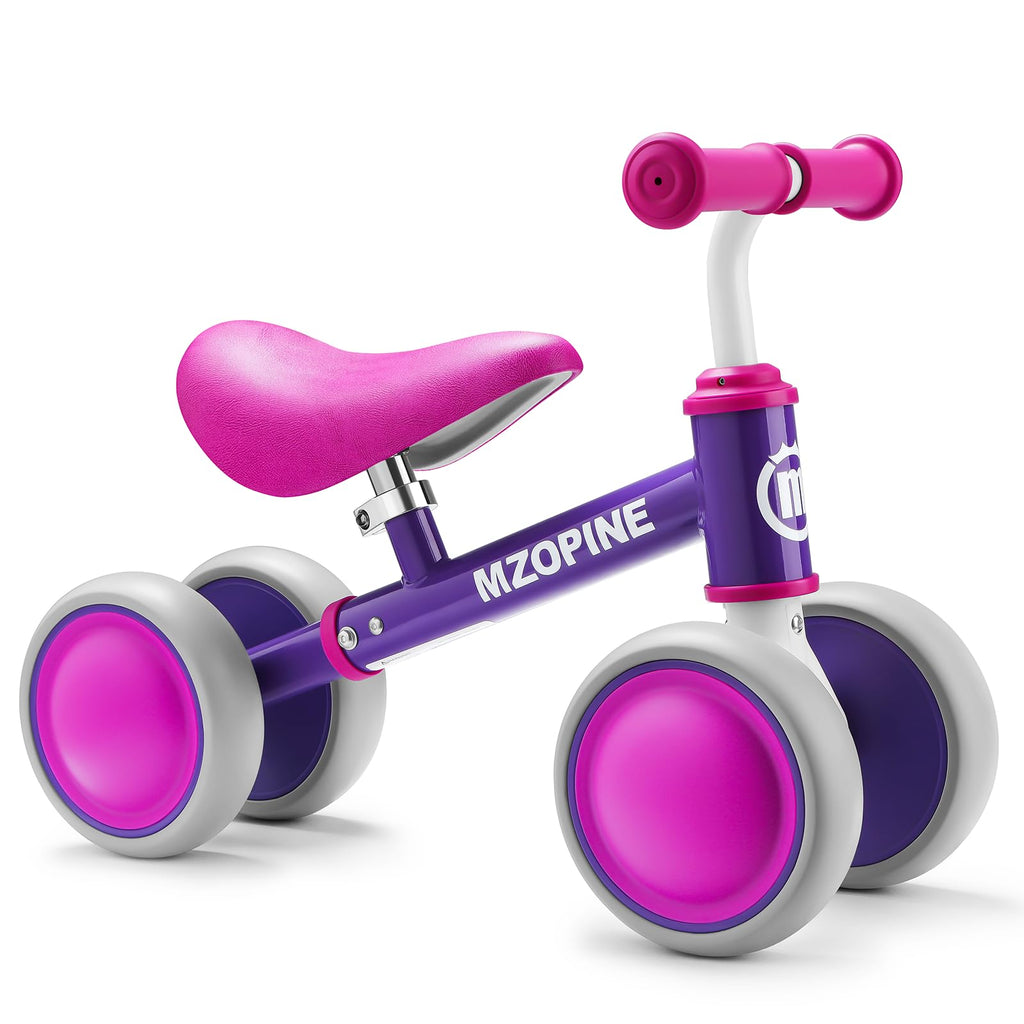 Mzopine 4-Wheel Toddler Balance Bike - Purple