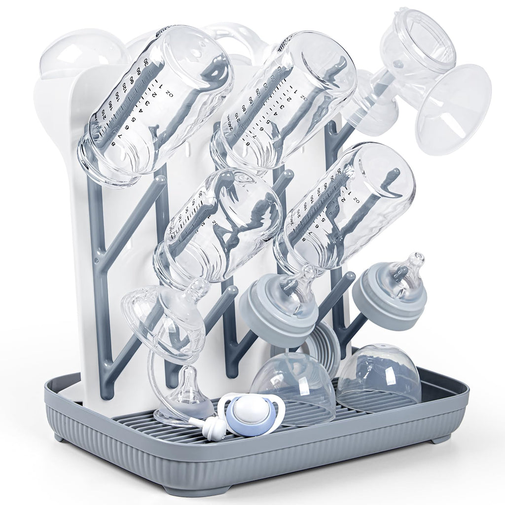 Termichy Vertical Baby Bottle Drying Rack - Gray