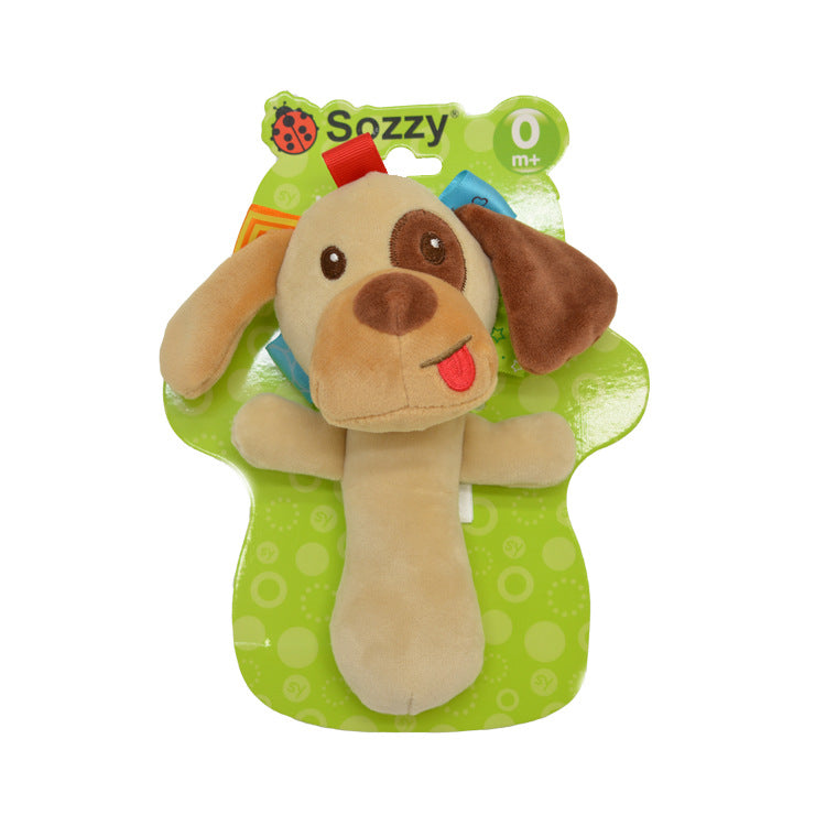 SOZZY Plush Baby Rattle Animal Handheld Toy