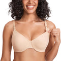 Gratlin Underwire Minimizer Nursing Bra (Beige, 42E)
