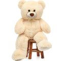 MorisMos 3-Foot Giant Soft Teddy Bear Plush Toy (Beige)