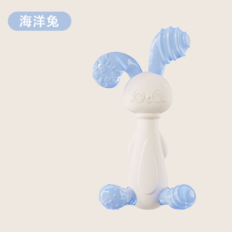 Soft Rubber Baby Grasp Ball Rattle - Sensory Toy