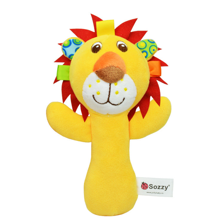 SOZZY Plush Baby Rattle Animal Handheld Toy