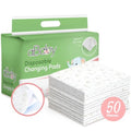 Ultra-Absorbent Leak-Proof Disposable Baby Changing Pads 50-Pack