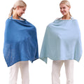 Trendyline Breathable Muslin Privacy Nursing Cover (Blue)
