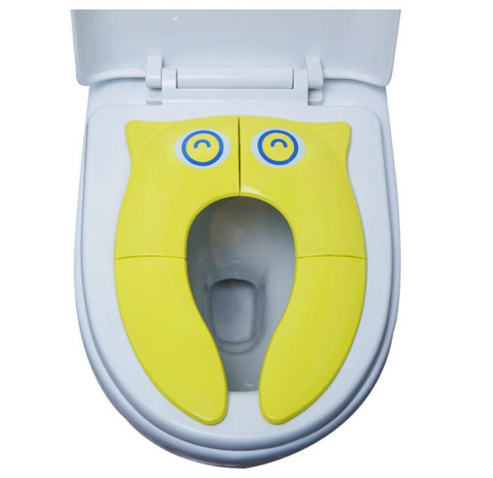 Owl-Shaped Folding Toilet Seat