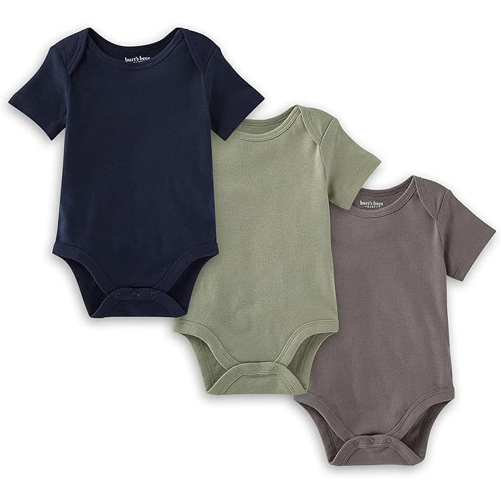 Burt's Bees Baby 100% Organic Cotton Short-Sleeve Bodysuit (NB-24M)