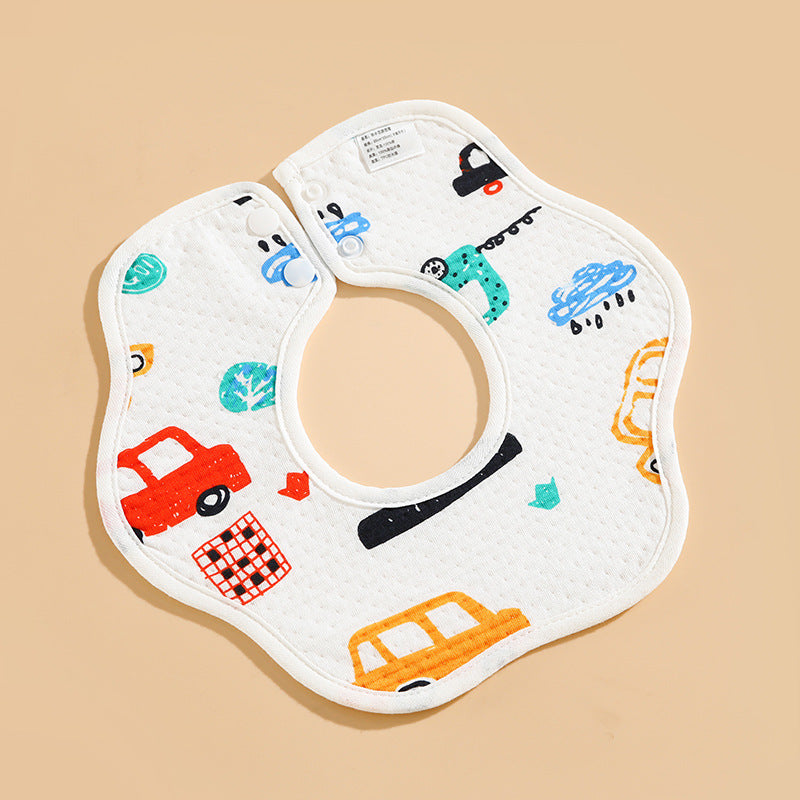 A-Class Cotton Waterproof Baby Bib with Soft Absorbency