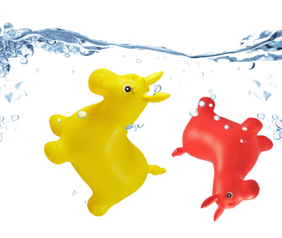 Inflatable Animal Ride-On Toy with Music for Kids