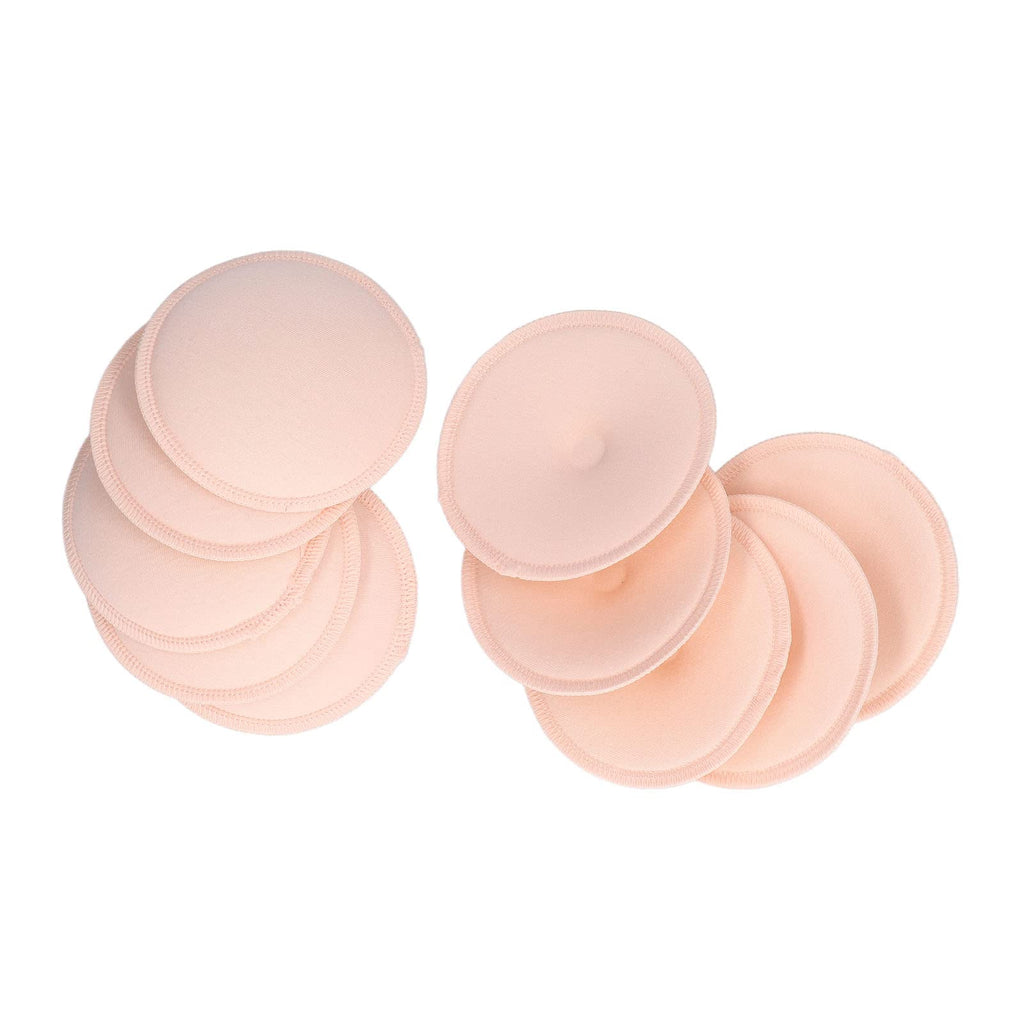 10-Pack Washable Reusable Soft Cotton Nursing Breast Pads
