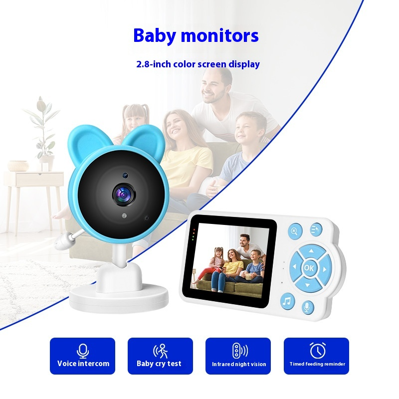 2.4G Wireless HD Baby Monitor with Real-Time Video & Audio