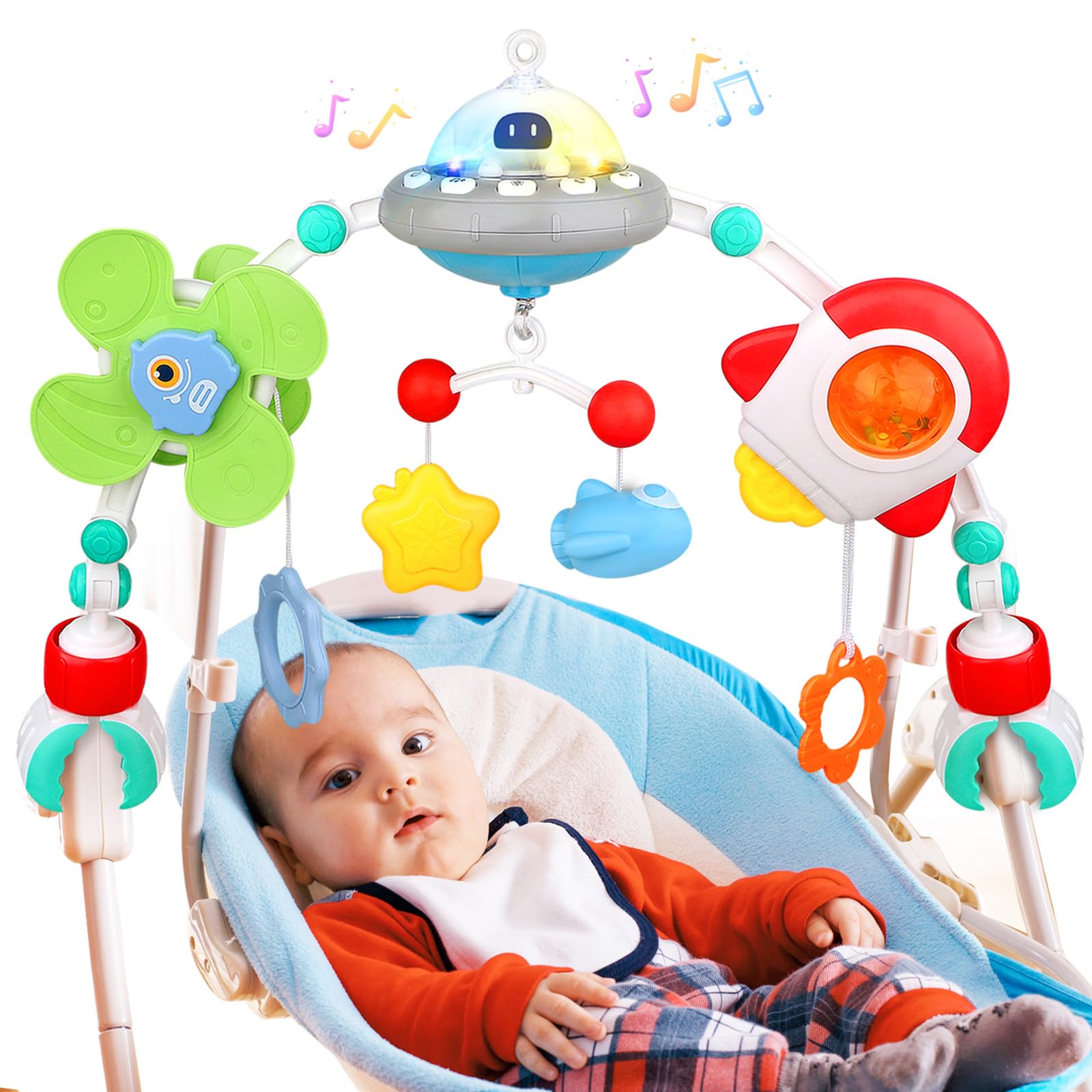 Musical Baby Stroller and Car Seat Arch Toy