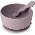 Simka Rose Silicone Baby Suction Bowl and Spoon Set