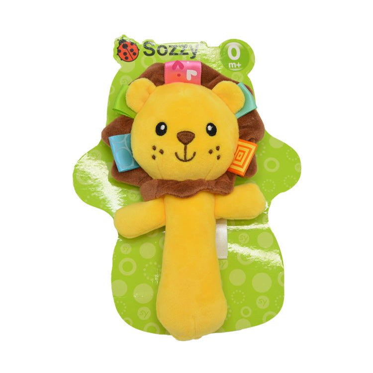 SOZZY Plush Baby Rattle Animal Handheld Toy