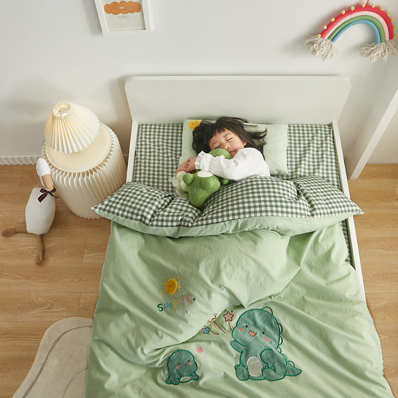 Cotton Embroidered Children's Bedding Set (6 Pieces)