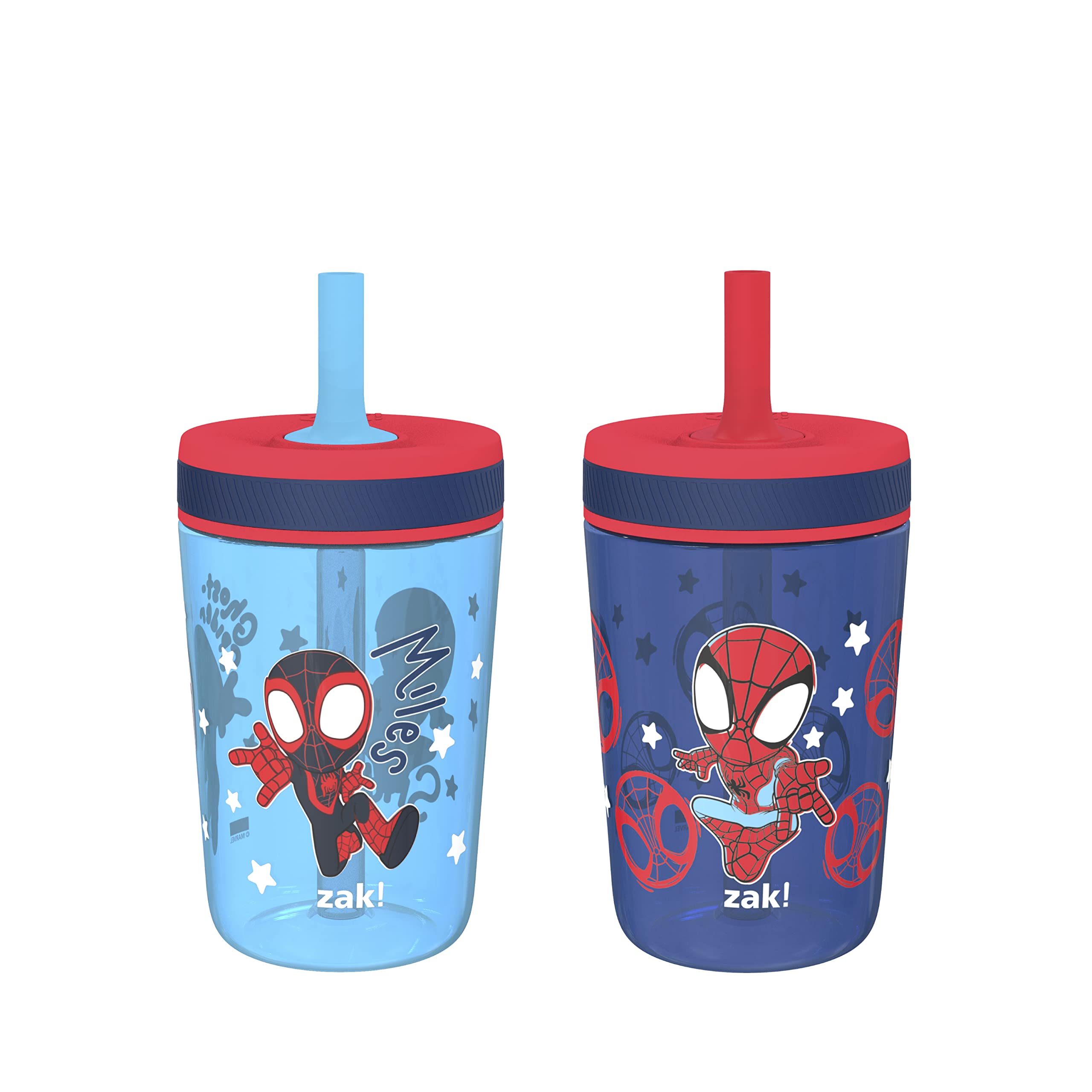 Zak Designs Spidey & Friends Leak-Proof Toddler Cups (2-Pack)