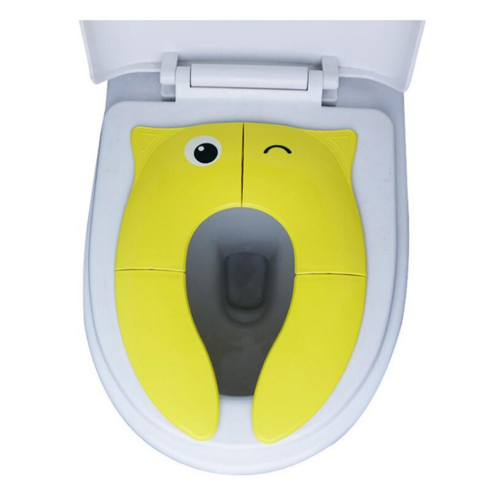 Owl-Shaped Folding Toilet Seat
