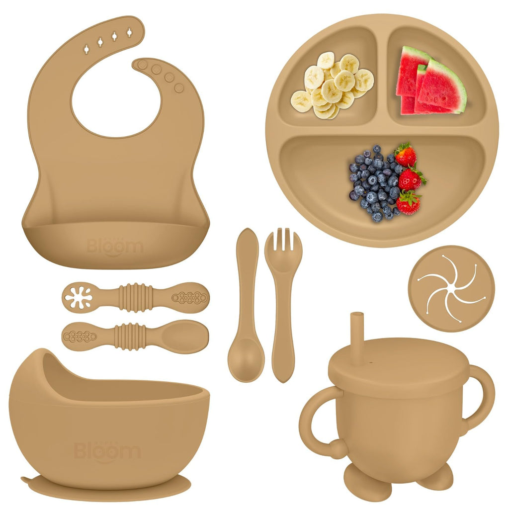 10-Piece Premium Silicone Baby Feeding & Weaning Set