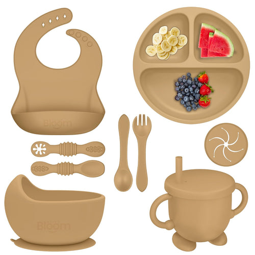 10-Piece Premium Silicone Baby Feeding & Weaning Set
