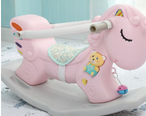 Plastic Rocking Horse Ride-On Toy