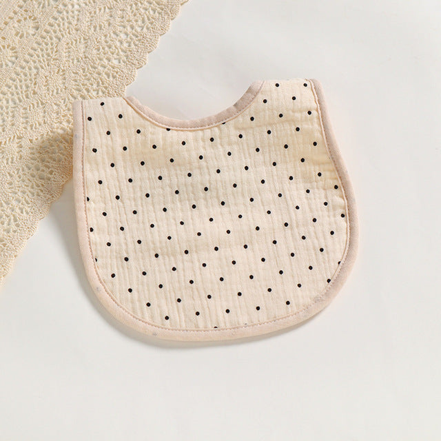 Six-Layer Cotton Gauze U-Shaped Baby Bib