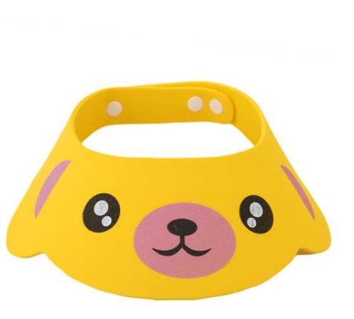 Adjustable Baby Bath Cap with Cartoon Design