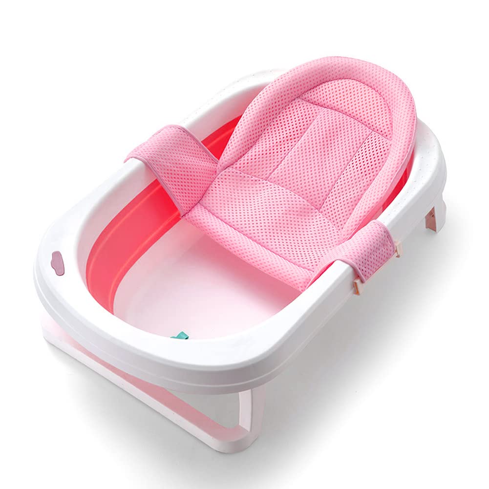 Breathable Mesh Adjustable Newborn Baby Bath Pillow Mat