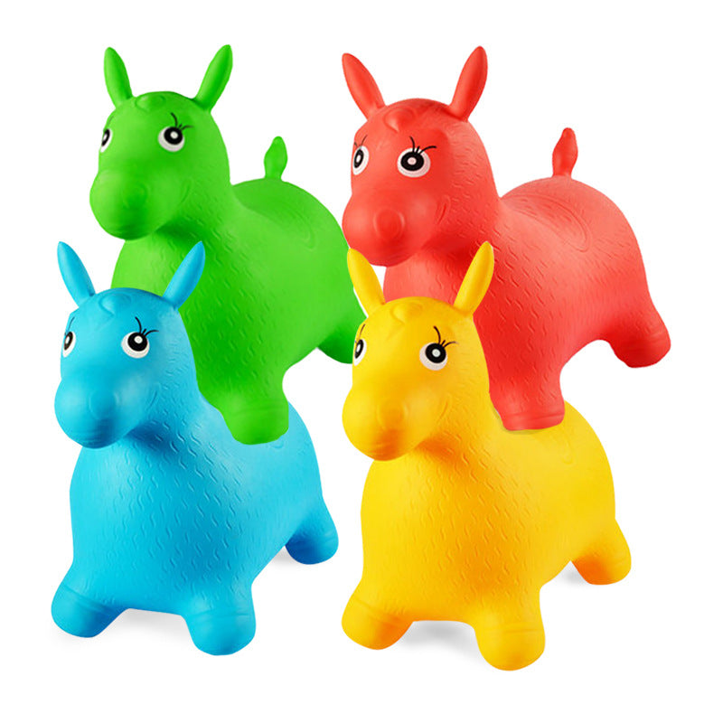 Inflatable Animal Ride-On Toy with Music for Kids