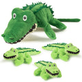 Plush Creations Talking Mommy Alligator with 3 Baby Alligators Plush Set