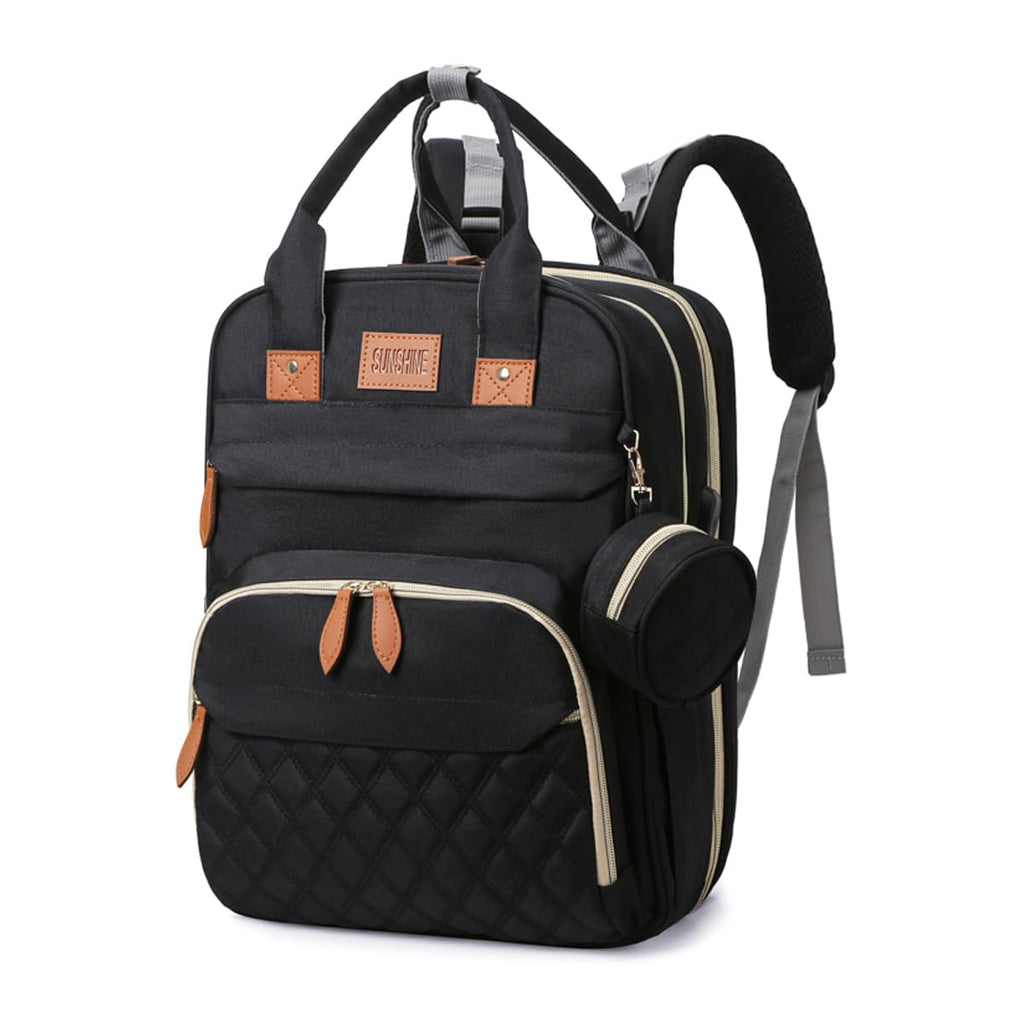 Multifunctional Waterproof Large Capacity Travel Diaper Bag Backpack (Gray)