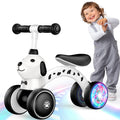 Kkdi Toddler Balance Bike with LED Lights and Silent Wheels