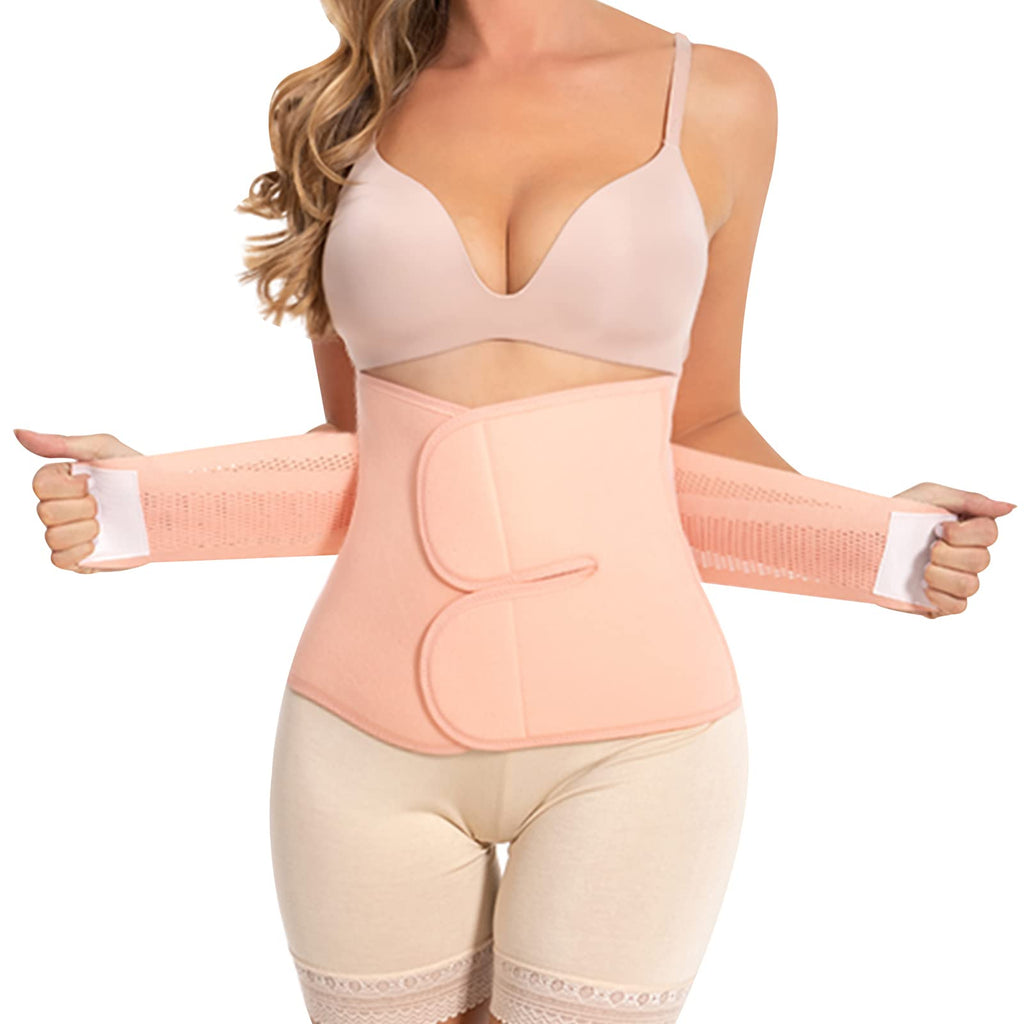 Trendyline Postpartum C-Section Recovery Belly Wrap (Pink)
