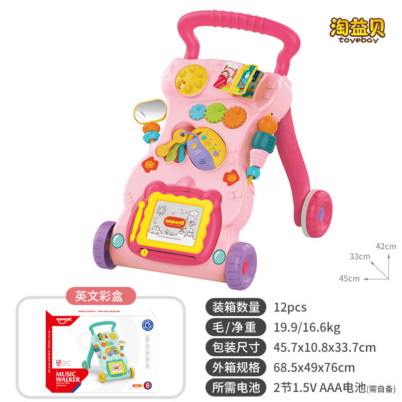Multifunctional Musical Baby Walker Toy for Learning