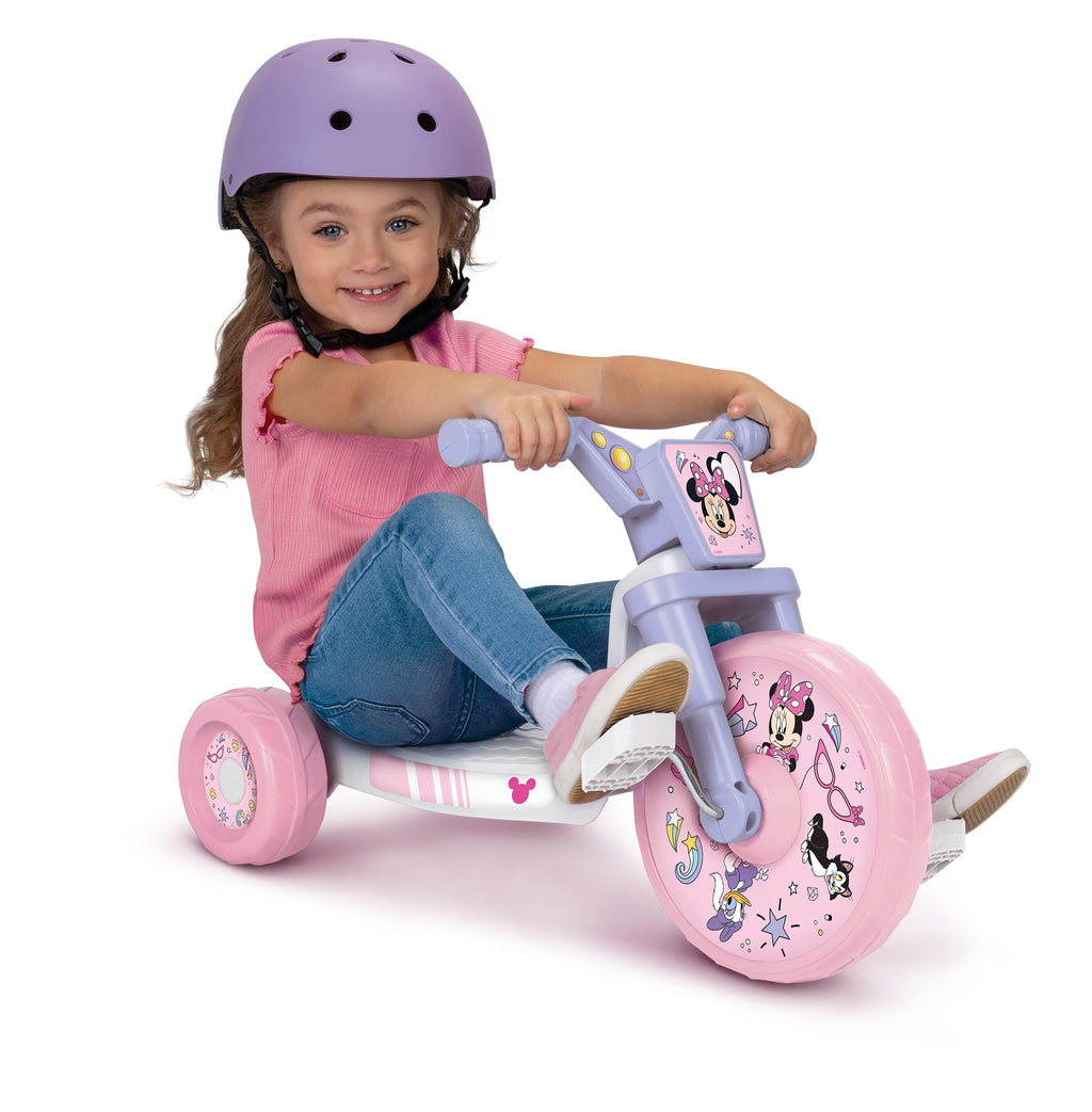 Minnie Mouse 10-Inch Fly Wheels Junior Cruiser Tricycle with Sounds