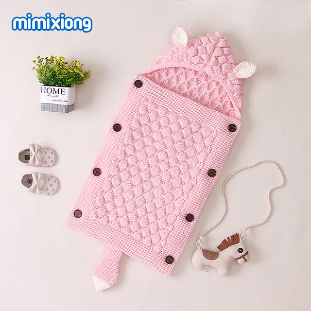 Newborn Baby Swaddle Sleeping Bag for Stroller Use