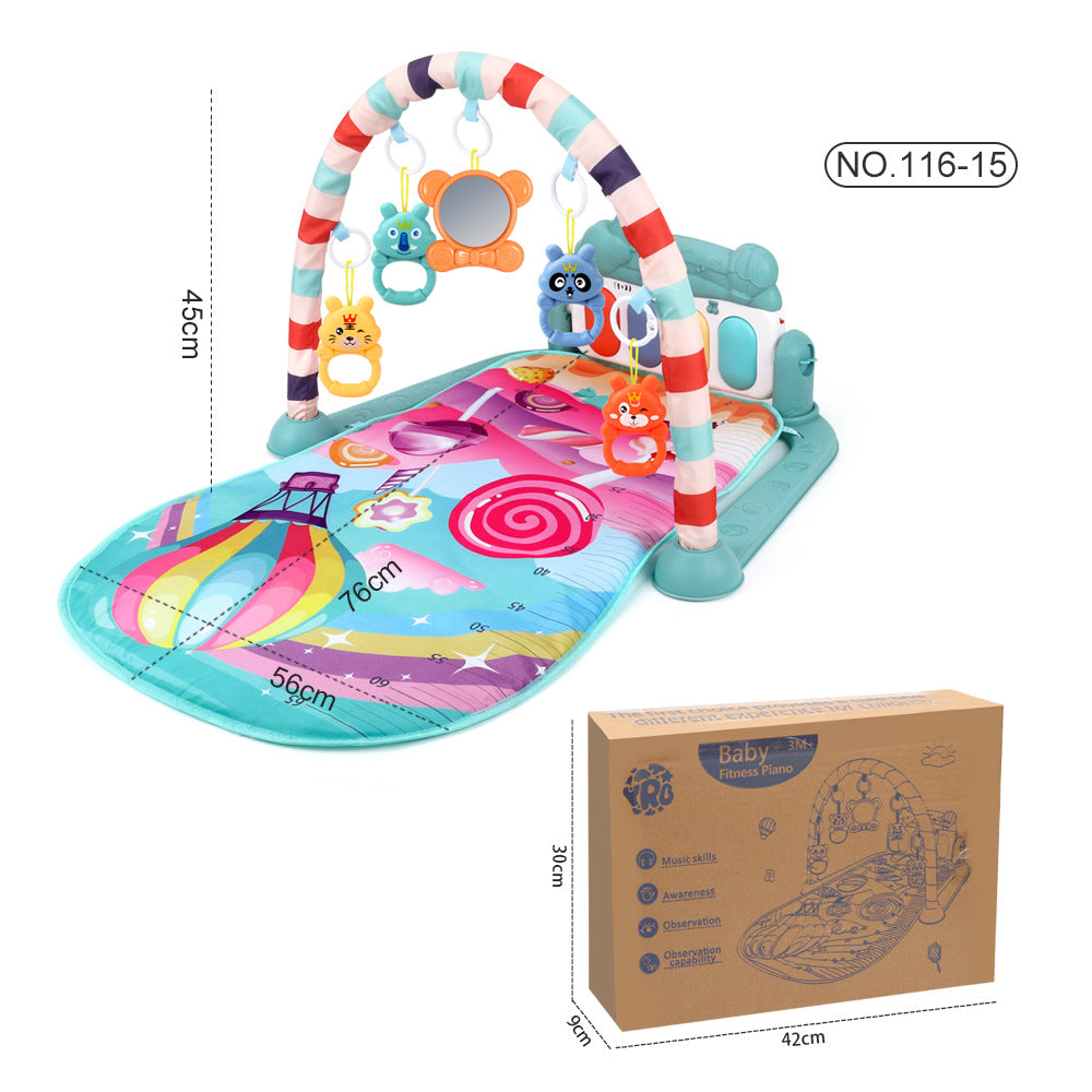 Baby Activity Gym with Piano for 0-36 Months