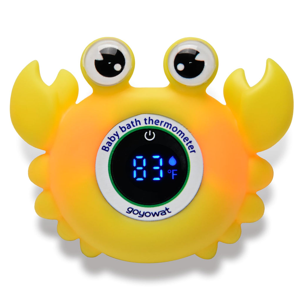 Crab Baby Bath Water Thermometer and Safety Toy